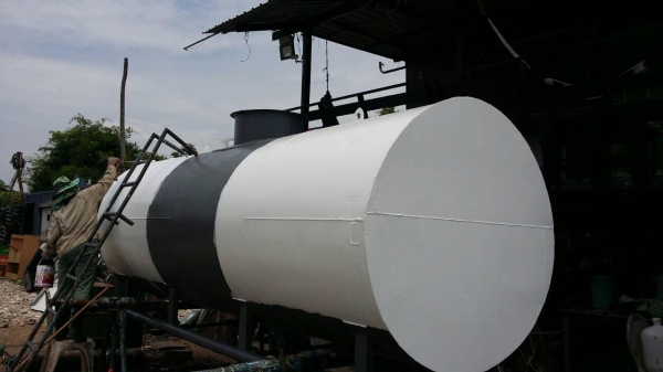 ถัง 8,000 ลิตร เหล็กหนา 7 มิล. สภาพสวยพร้อมใช้งาน (ร้านวินิตรครับ)