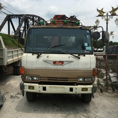 รถบรรทุก 10 ล้อติดเครน HINO  เครนขนาด 3 ตัน  168 แรงม้า