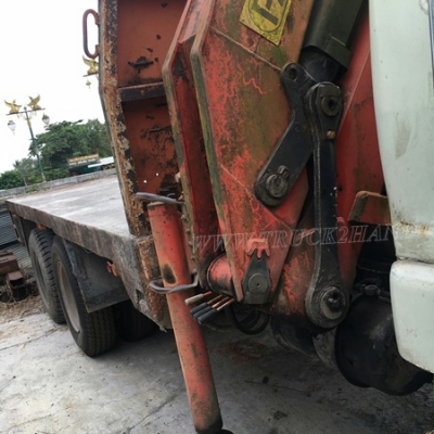 รถบรรทุก 10 ล้อติดเครน HINO  เครนขนาด 3 ตัน  168 แรงม้า