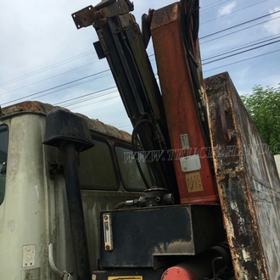 รถบรรทุก 10 ล้อติดเครน HINO  เครนขนาด 3 ตัน  168 แรงม้า