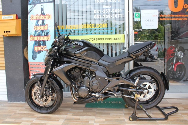 KAWASAKI ER6n ปี2014(ABS) 2,xxx KMเหมือนใหม่ป้ายแดง 199,000 KAWASAKI ER6n ปี2014(ABS) 2,xxx KMเหมือนใหม่ป้ายแดง 199,000