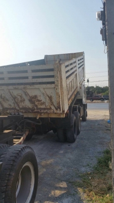 ขายรถพ่วงดัมพ์ Isuzu deca เครื่อง 320 แรง ปลายปี 49 Max Load กระบะดัมพ์สามมิตร ลูก 3 เพลาแท้ ทะเบียนพร้อม