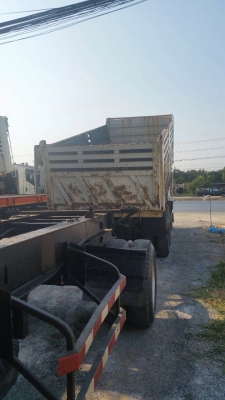 ขายรถพ่วงดัมพ์ Isuzu deca เครื่อง 320 แรง ปลายปี 49 Max Load กระบะดัมพ์สามมิตร ลูก 3 เพลาแท้ ทะเบียนพร้อม