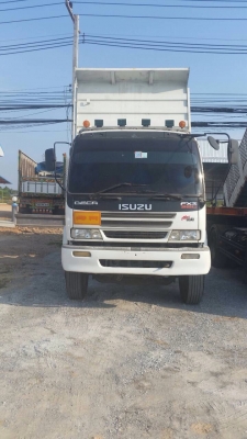 ขายรถพ่วงดัมพ์ Isuzu deca เครื่อง 320 แรง ปลายปี 49 Max Load กระบะดัมพ์สามมิตร ลูก 3 เพลาแท้ ทะเบียนพร้อม