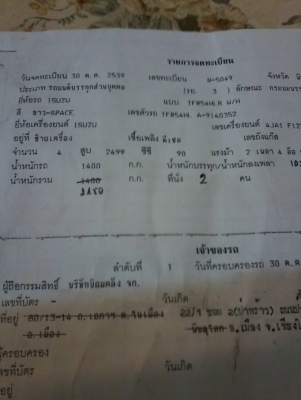 ขายอิซูสุมังกรตอนเดียว ปี39 สภาพขั้นเทพ สภาพพร้อมโอน