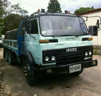 สิบล้อ อีซูชุ JCM 6BF1-175แรง powar พื้นเรียบ ช่วงยาว7ม สภาพดีใช้งานประจำ เล่มทะเบียนพร้อมโอน