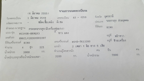 ขาย 6 ล้อ HINO ปี 49 กระบะยาว 4.30 เมตร ติดเครน KATO 3 ตัน เครื่อง WO4D-TK 125 แรงม้า คัสซีสวยตลอดเส้น แอร์เย็น รถพร้อมใช้ ทะเบียนพร้อมโอนครับ
