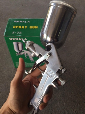 กาพ่นสีBerala F-75 สินค้าคุณภาพ ขายราคาถูกๆคร้าบ590-พร้อมส่งด่วนทั่วไทยเเละมีเก็บเงินปลายทางได้ด้วยคร้าบ+100฿