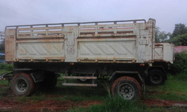 ขายรถบรรทุกพ่วงดั้มแม่ลูก 2 เพลากระบะ สามมิตร