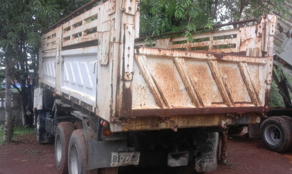 ขายรถบรรทุกพ่วงดั้มแม่ลูก 2 เพลากระบะ สามมิตร