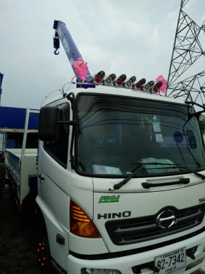 ขายๆ (ขายแล้ว) ครับ หกล้อ ฮีโน่ ซีรี500 FC9J175ปี53 ติดเครน UNIC 3.30ตัน ช่วงยาว5 50ม  เล่มทะเบียนพร้อมโอน ราคา950,000บ