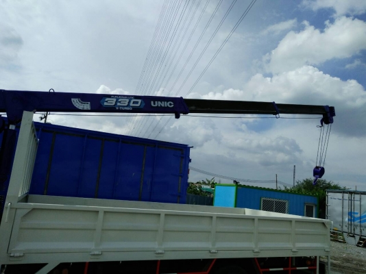 ขายๆ (ขายแล้ว) ครับ หกล้อ ฮีโน่ ซีรี500 FC9J175ปี53 ติดเครน UNIC 3.30ตัน ช่วงยาว5 50ม  เล่มทะเบียนพร้อมโอน ราคา950,000บ