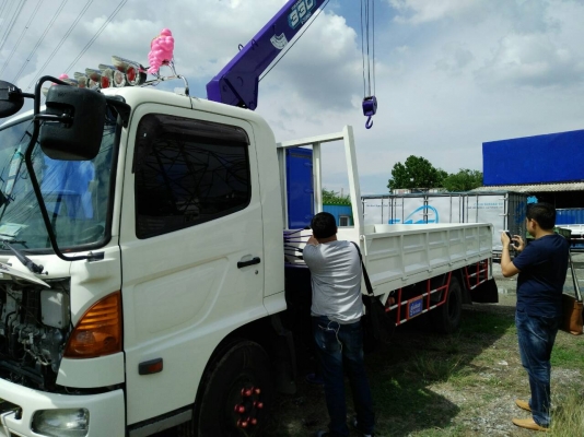 ขายๆ (ขายแล้ว) ครับ หกล้อ ฮีโน่ ซีรี500 FC9J175ปี53 ติดเครน UNIC 3.30ตัน ช่วงยาว5 50ม  เล่มทะเบียนพร้อมโอน ราคา950,000บ