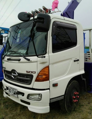 ขายๆ (ขายแล้ว) ครับ หกล้อ ฮีโน่ ซีรี500 FC9J175ปี53 ติดเครน UNIC 3.30ตัน ช่วงยาว5 50ม  เล่มทะเบียนพร้อมโอน ราคา950,000บ