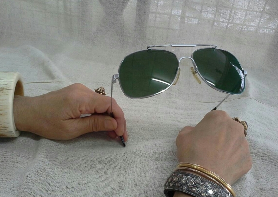 แว่นตาบิ๊กไซซ์ที่งดงามที่สุดในโลก  Vintage SILHOUETTE handmade in Austria บิ๊กไซซ์!