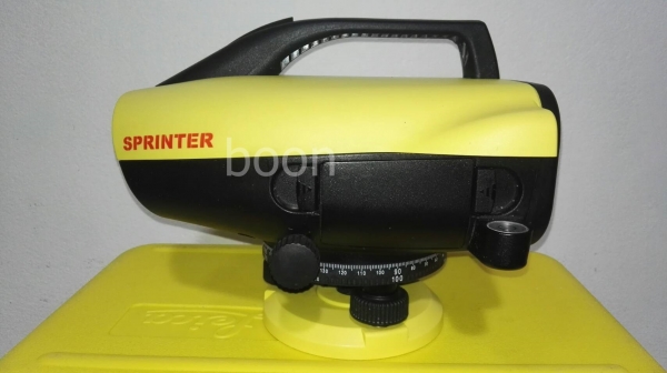 ขายกล้องระดับดิจิตอล LEICA SPRINTER 150M สภาพ90\% พร้อมสต๊าฟบาร์โค๊ต4เมตรใหม่ ขาใหม่