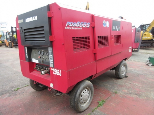 ขายเครื่องลมขนาด 7 บาร์ Airman PDS655S มือสองนำเข้าจากญี่ปุ่น