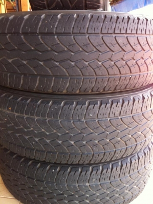 ยางโยโกฮาม่าพึ่งถอด พอดีเปลี่ยนยางมาใหม่เหลือ2เส้น