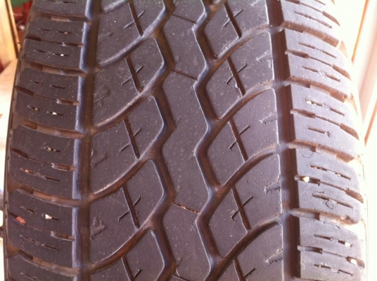 ยางโยโกฮาม่าพึ่งถอด พอดีเปลี่ยนยางมาใหม่เหลือ2เส้น