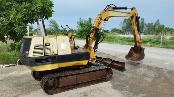 ขายถูกๆด่วนรถแม็คโครมิตซูมิชิ MS 035เคื่อง4สูบปั่ม3ตอนPC30แทคหล็ก รถนอกเพิ่งเข้ามาใหม่สถาพพร้อมใช้ยังไม่เคยใช้งานในไทยเลย