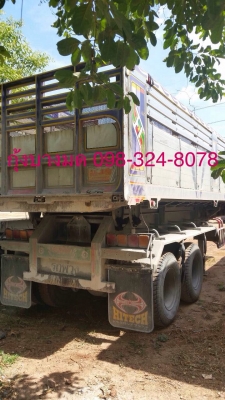 ขายหางเซมิดัมพ์มิเนียม ยาว 8.50 เมตร 2 เพลา มี 3 หาง ยาง 80\% ทะเบียนพร้อม