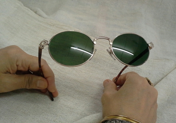 แว่นตาอิตาเลียนวินเทจยุค '80s  Vintage BIANCO handmade in Italy