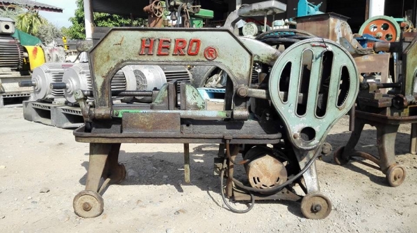 ** ขอบคุณผู้ซื้อ&amp;พี่เสือครับ **เลื่อยชัก HERO มอเตอร์ไฟบ้าน 220V. รุ่นเก่าโครงหนาพร้อมใช้งานมาเทสก่อนได้