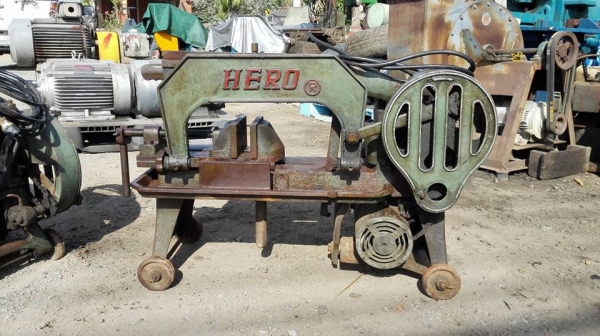 ** ขอบคุณผู้ซื้อ&amp;พี่เสือครับ **เลื่อยชัก HERO มอเตอร์ไฟบ้าน 220V. รุ่นเก่าโครงหนาพร้อมใช้งานมาเทสก่อนได้