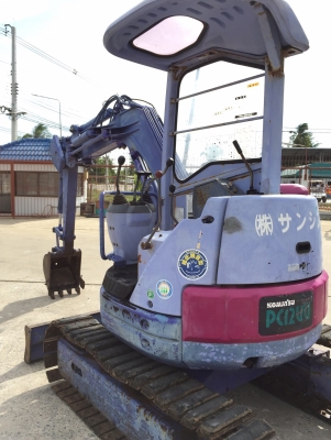 รถขุด Komatsu PC12UU-2 มือสองนำเข้าจากญี่ปุ่น พร้อมใช้งาน