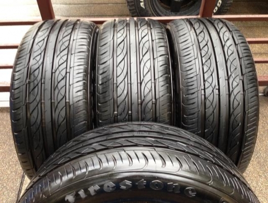 ยาง Firestone 245 50 18 สิ้นปี14 ดอกเต็ม ไม่มีปะ ราคาไม่แพง