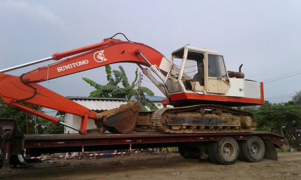 ขายด่วน SUMITOMO F1 สภาพพร้อมใช้งาน เครื่อง ปั้มดี เอวแน่น โซ่ช่วงล่างสวย เอกสารสัญญาซื้อขาย