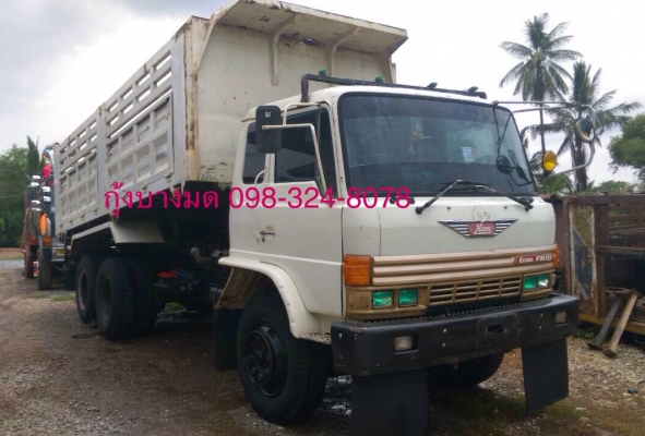 ขายรถบรรทุกดัมพ์ HINO F18 เครื่องเดิม HO7C-185 แรง 2 เพลา รถวิ่งอ้อย แชสซีสวย ทะเบียนพร้อม