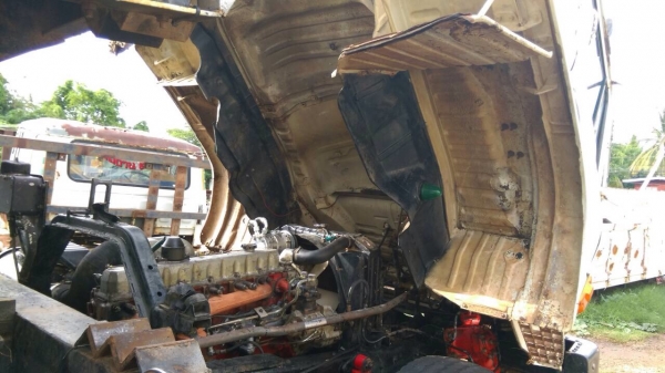 ขายรถบรรทุกดัมพ์ HINO F18 เครื่องเดิม HO7C-185 แรง 2 เพลา รถวิ่งอ้อย แชสซีสวย ทะเบียนพร้อม
