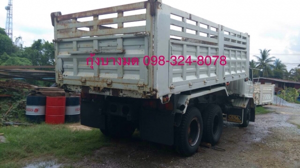 ขายรถบรรทุกดัมพ์ HINO F18 เครื่องเดิม HO7C-185 แรง 2 เพลา รถวิ่งอ้อย แชสซีสวย ทะเบียนพร้อม