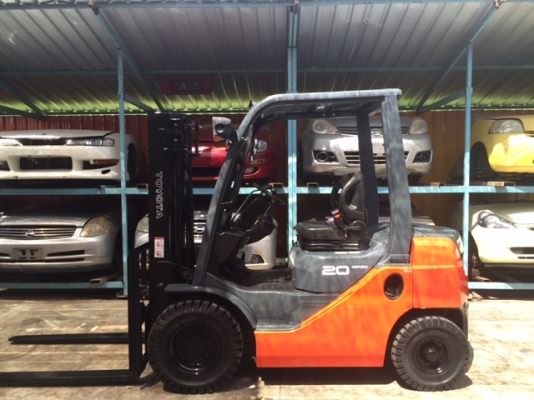 ขายรถโฟลคลิฟท์ TOYOTA 8FD20 , รถใช้งานมา 2 พันกว่าชั่วโมง,เกียร์คลัทร์ , เครื่องยนต์ดีเซล 2Z , เสายกสูง 3 เมตร , รถนำเข้าจากญี่ปุ่น 100\% ขายรถโฟลคลิฟท์ TOYOTA 8FD20 , รถใช้งานมา 2 พันกว่าชั่วโมง,เกียร์คลัทร์ , เครื่องยนต์ดีเซล 2Z , เสายกสูง 3 เมตร , รถนำเข้าจากญี่ปุ่น 100\%