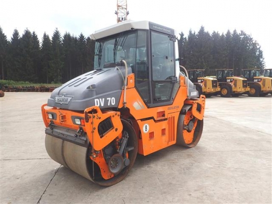 ขายรถเบรคดาวน์ขนาด 7 ตัน Hamm DV70VO มือสองนำเข้า สภาพสวย ยังไม่เคยใช้งานที่ไทย