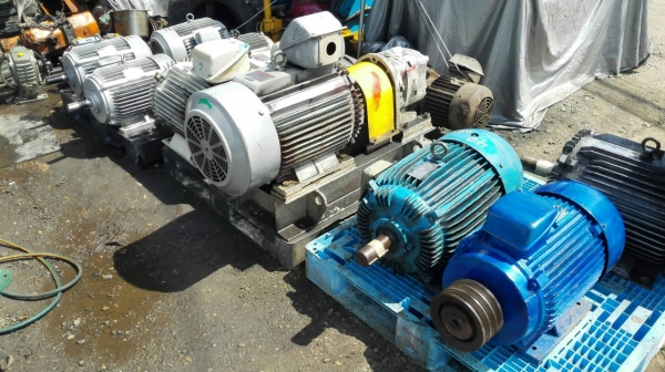 Sell> ขายมอเตอร์มือสอง Misubishi 3 เฟส 380V. มีมาหลายลูก 60-15 HP แรงม้า จัดส่งทั่วประเทศ