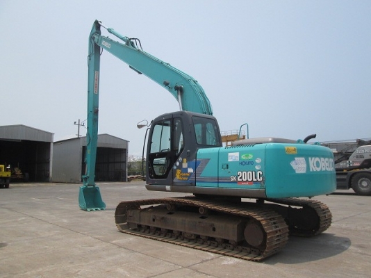 รถขุดบูมยาว Kobelco SK200LC-6ES มือสองนำเข้าจากญี่ปุ่่น สภาพพร้อมใช้งาน และยังไม่เคยใช้งานที่ไทย รถขุดบูมยาว Kobelco SK200LC-6ES มือสองนำเข้าจากญี่ปุ่่น สภาพพร้อมใช้งาน และยังไม่เคยใช้งานที่ไทย