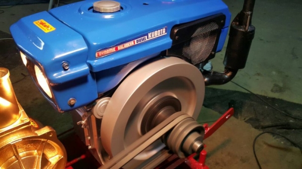 เครื่องสูบนํ้าคูโบต้า 15 แรง มือสองจากนอกยังไม่เคยใช้งานในไทย