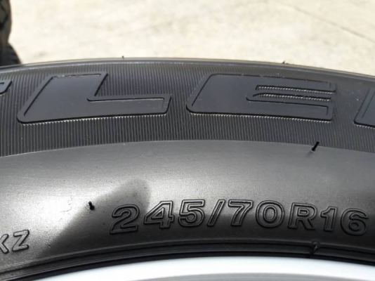 ล้อ Isuzu blue power ขอบ 16 พร้อมยาง bridge stone 245/70/16 ปี 16 ชุดล่ะ 19,500