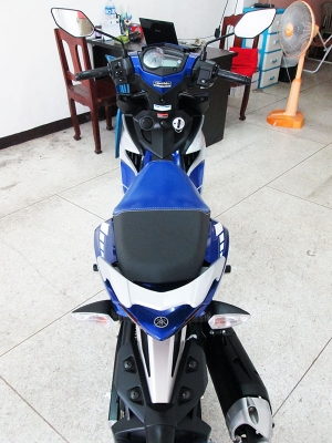 (โอนฟรี) ขาย Exciter 150 ปี 2016 ไมล์แท้ 1917 กม แรงด้วยขุมกำลัง 150 CC สภาพสวยเดิมๆ เครื่องแน่ๆ  สีน้ำเงิน เทา จด 25 มกราคม 2559 ราคา 53900 บาท