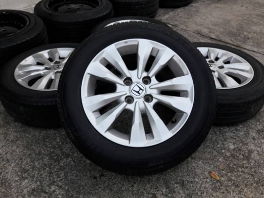 ล้อ Honda ขอบ 15 พร้อมยาง 185/65/15 ปี 14 bridge stone ชุดล่ะ 6500