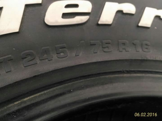 ขายยาง bf ko 245.75.16สวยๆครับ