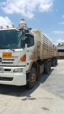 ขายด่วน HINOMEGA344ปี56วิ่ง3แสนกว่าดั้มสามิตรรอนเฉียงแม่ลูกๆ3เพลาราคาเบาๆโทร0856842587