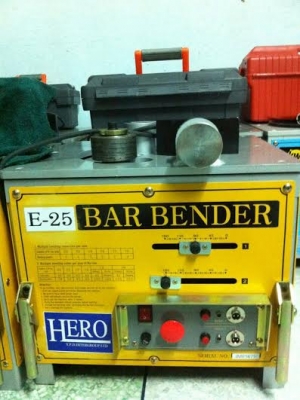 เครื่องดัดเหล็กมือสอง 6-25 มิล ดัดเหล็กเส้น สภาพ90\%