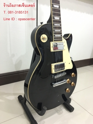 กีต้าร์ไฟฟ้าทรงเลสพอล ยี่ห้อ Perfect ของใหม่ มือหนึ่ง สีดำ เสียงดี งานดี ขายถูก