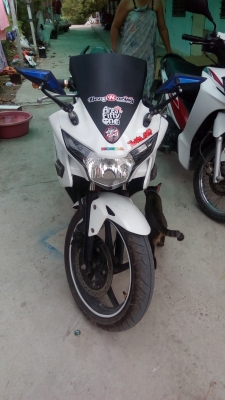 40,000฿ ขายhonba  CBR150, ปี2012 เครื่องเดิม150+วิ่งสบายๆ ไฟเหลี้ยวหน้าทรงนินจา  ท่อเดิมผ่า ไฟท้ายledไฟเหลี่ยวในตัว ยางใหม่110-140ใหย่กว่าเดิม สภาพตามรุป พร้อมโอน เดือนตุลา ชื่อติดทหารอยู่ขายเพราะจะอัฟCC!!!! สนหลังไมค์!!0829143069