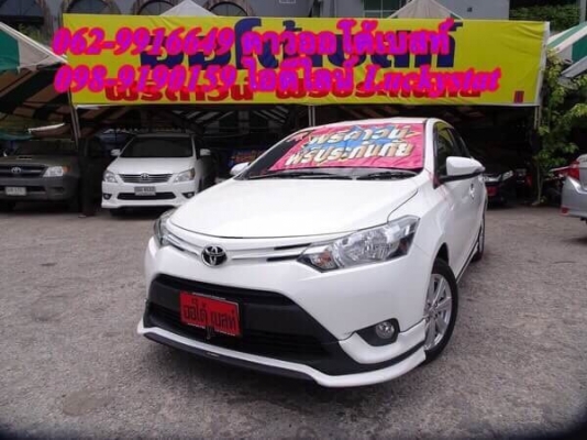 TOYOTA VIOS 1.5 E เกียร์AT ปี 2015 โทร 062-991-6649 ดาวออโต้เบสท์