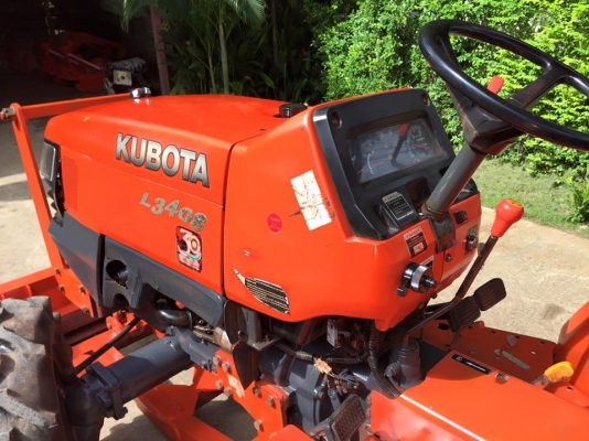 ขายรถไถKubota L3408 (4WD) พร้อมใบมีดหน้า และผานบุกเบิกช้าง รถพร้อมใช้งาน ขายรถไถKubota L3408 (4WD) พร้อมใบมีดหน้า และผานบุกเบิกช้าง รถพร้อมใช้งาน