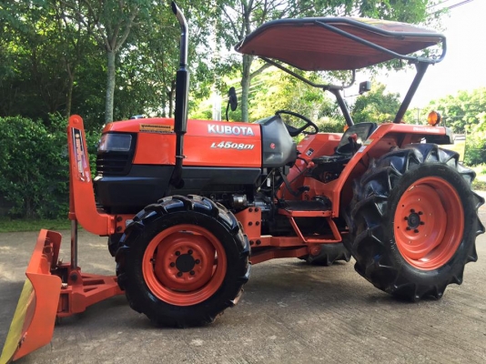 ขายรถไถKubota L4508DI (4WD) พร้อมใบมีดหน้าและผานพรวน รถสวย พร้อมใช้งาน ขายรถไถKubota L4508DI (4WD) พร้อมใบมีดหน้าและผานพรวน รถสวย พร้อมใช้งาน
